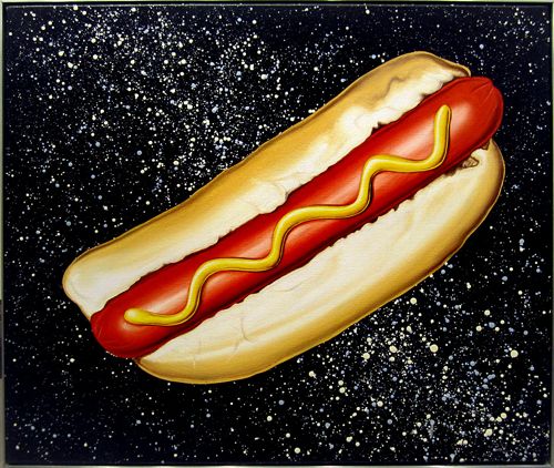 HOT DOG IN SPACE